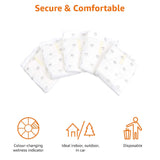 Amazon Basics white disposable male dog diaper wraps for small dogs, 30-count pack with hook-and-loop fasteners - view 3
