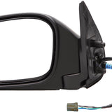 Dorman 955-1088 driver side heated power door mirror in textured black finish for 2001-2004 Nissan Pathfinder