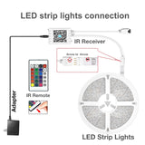 DAYBETTER 400ft LED Strip Lights 4-Pack – Bluetooth App & Remote Color Changing – Open Box — view 5 of 8