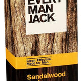 Every Man Jack 1 oz Sandalwood Teak Hydrating Beard Oil bottle with argan oil and shea butter formula - view 5