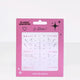 Fazi Y2K Nail Art Stickers – Pink Hearts, Stars & Rhinestone Gems