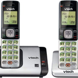 VTech CS6719-2 silver cordless phone system with 2 handsets and charging bases, Caller ID cordless phone - view 2