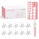Nuliie Silicone Flange Insert Sizing Kit 13–21mm Fits 24mm Breast Pump Shield