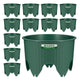 WADEO 7-Inch Deep Root Watering Grow Rings – 12-Pack for Veggies & Flowers