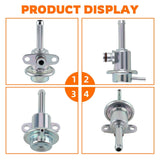 Genuine OEM Nissan fuel pressure regulator part number 2267038U00 in original packaging, metal construction - view 4