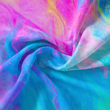 AILONEN 3-piece tie dye kids twin duvet cover set with two pillowcases, multicolor hip hop pattern on microfiber bedding - view 2