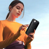 HianDier iPhone 16e Wallet Flip Case - Black PU Leather with Card Holder — view 8 of 8