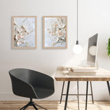 NCYEL Framed 3D Textured Floral Canvas Wall Art Set of 2 – 12x16 — view 6 of 8