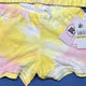 Juicy Couture Yellow Rose Tie-Dye Terry Cloth Shorts NWT Y2K XL