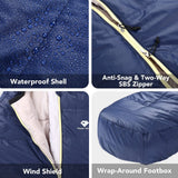 PY SUPER MODE Mummy Sleeping Bag 3-Season Waterproof Lightweight 32°F Blue — view 5 of 6