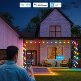 Govee H7039 144ft RGBIC Smart Outdoor String Lights – 45 Bulbs WiFi — view 5 of 8