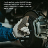 SCITOO 8-piece ceramic brake pad set D1913 D1915 front and rear with hardware for Equinox Malibu Terrain - view 6