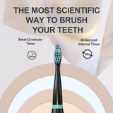JINRI Sonic Electric Toothbrush – 5 Modes, LED Pressure Sensor & 3 Brush Heads — view 2 of 5