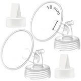 Maymom 18mm Flange & Duckbill Valve for Spectra S1, S2, 9 Plus – 2-Pack — view 1 of 8