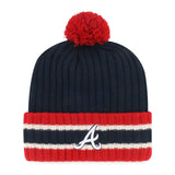 MLB Atlanta Braves Official Crevasse Knit Pull-On Beanie Hat - One Size — view 1 of 2