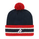 MLB Atlanta Braves Official Crevasse Knit Pull-On Beanie Hat - One Size