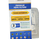 VEVA True HEPA Replacement Filters 2-Pack for Dyson HP01, HP02 & DP01
