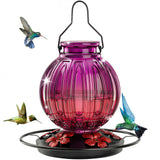 Grete Gotye 26oz Glass Hummingbird Feeder - 5 Ports, Leakproof, Hanging — view 1 of 8