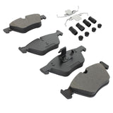 Quality-Built 1003-1061M front semi-metallic brake pads with stainless steel hardware for 2006-2016 BMW models - view 2