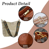 ZYLOXAR Beige Genuine Leather Hobo Crossbody Bag with Guitar Strap — view 5 of 7