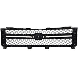 Garage-Pro chrome front grille assembly with painted black mesh insert for 2011-2014 Chevy Silverado 2500HD 3500HD - view 4