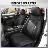 GIANT PANDA Faux Leather Front Seat Covers for Subaru – 2pc Set — view 7 of 8