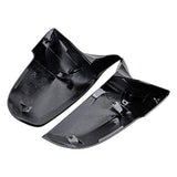 Pair of carbon fiber style ABS mirror cover caps for 2013-2015 BMW 7 Series F01 F02 clip-on replacement - view 4