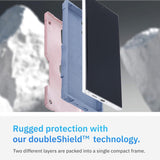 Pink dual-layer TPU and polycarbonate protective case for Samsung Galaxy S23 Ultra with textured grip and raised camera bezel - view 6