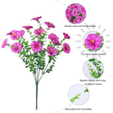 Ivydale 24-Bundle Fuchsia Artificial Morning Glory Flowers – UV Resistant — view 7 of 8