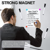 Set of 24 RYHBETH magnetic fine point dry erase markers in assorted colors displayed on a whiteboard - view 5