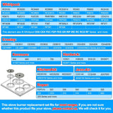S-Union MP22YA 4-Pack Electric Coil Burner Elements for Whirlpool Ranges – Open Box — view 5 of 8