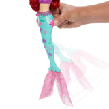 Mattel Disney Princess Ariel Swimming Mermaid Doll with Sebastian & Dolphin — view 4 of 7