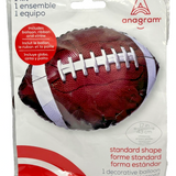 Anagram 17in Football Foil Balloon Kit – Super Bowl Party Decoration — view 1 of 2