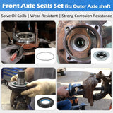 LAIKOU Front Axle Knuckle Vacuum Seal Kit for Ford F250–F550 Dana Super 60 — view 3 of 8