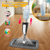TRAV-ROUND Spray Mop – 360° Swivel Microfiber Wet & Dry with 3 Washable Pads – Open Box — view 4 of 8