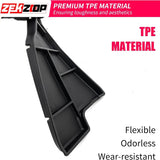 Black TPE center console lower tray organizer insert for 2021-2025 Toyota Sienna armrest storage compartment - view 3