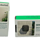 Blink Video Doorbell and Outdoor 4 wireless security camera system with Sync Module Core, batteries, and mounting hardware, black - view 2