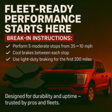 Quality-Built semi-metallic rear brake pads for 2020-2024 Ford Transit 150 250 350 HD, part 1002-2281M - view 7
