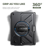 Dexnor Rugged iPad 10.2" Case – Kickstand, Hand Strap & Pencil Holder – Open Box — view 3 of 8