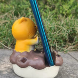 Uniboho Kawaii Cat Phone Stand – Resin Desk Holder with Non-Slip Grip — view 3 of 8