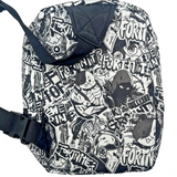 Fortnite Mini Backpack Black & White All-Over Graphic Print Kids Bag — view 2 of 3