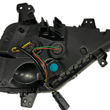 JZPARTFIT LED fog light DRL set for 2019-2022 Chevy Spark, black housing, driver and passenger sides shown - view 5
