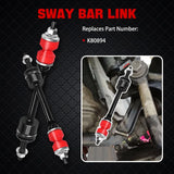YDYKPOWER black steel front sway bar end links K80894 for Dodge Ram 1500 4WD replacement stabilizer link kit - view 6