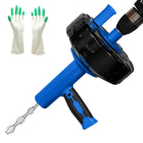 Drainsoon 33Ft Auto Feed Drain Auger Snake – Manual & Drill Powered — view 1 of 8