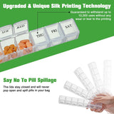 Redriver 7-Day Weekly Pill Organizer 2 Pack – Large BPA-Free Compartments — view 6 of 7