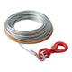 VEVOR Steel Winch Cable 3/8" x 75ft – 15,200 lb Swivel Hook