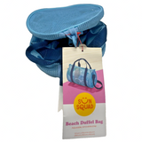 Sun Squad Blue Mesh Duffel Bag - Recycled Polyester, Adjustable Strap — view 6 of 6