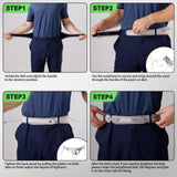 ALLGU gray lumbar support back brace large size with pulley tensioning system and removable lumbar pad for lower back pain relief - view 5