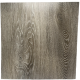 40 gray oak wood grain peel and stick vinyl floor tiles 12x12 inches arranged in a grid pattern on a floor surface
