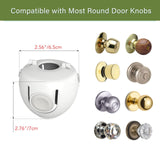 Heart of Tafiti Child Proof Door Knob Covers – White 4-Pack Snap-In — view 6 of 7